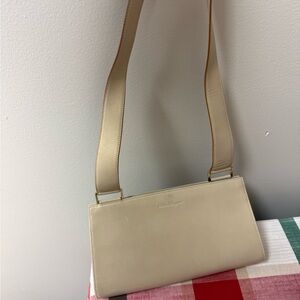 Salvatore Ferragamo Cream Shoulder Bag